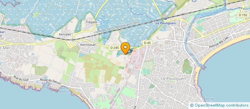 localisation de l'entreprise SCI CRIMO  BATZ-SUR-MER