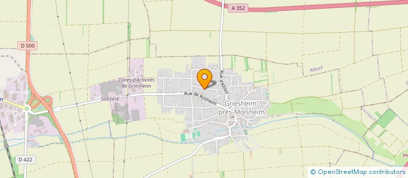 localisation de l'entreprise SCI CRINA  GRIESHEIM-PRES-MOLSHEIM