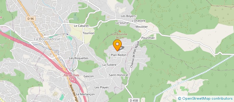 localisation de l'entreprise SCI CRIO  LA BOUILLADISSE