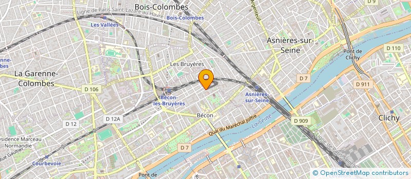 localisation de l'entreprise SCI CRIOLLO  COURBEVOIE