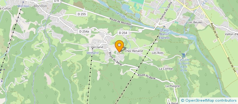 localisation de l'entreprise SCI CRIOU VERCLAND  SAMOENS