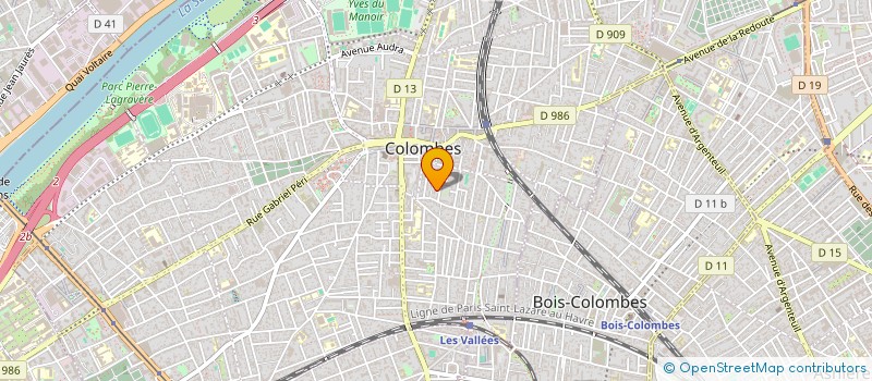 localisation de l'entreprise SCI CRIPAJE à COLOMBES