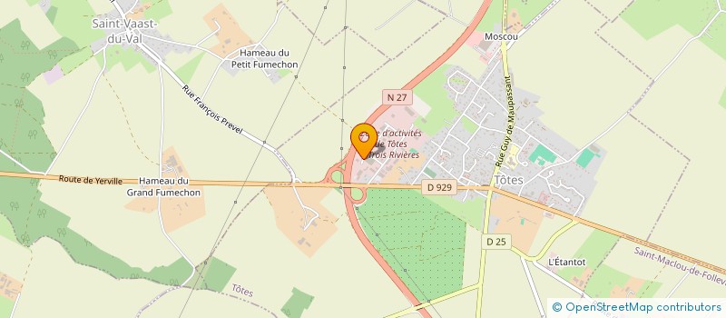 localisation de l'entreprise SCI CRIQUETOT  TOTES