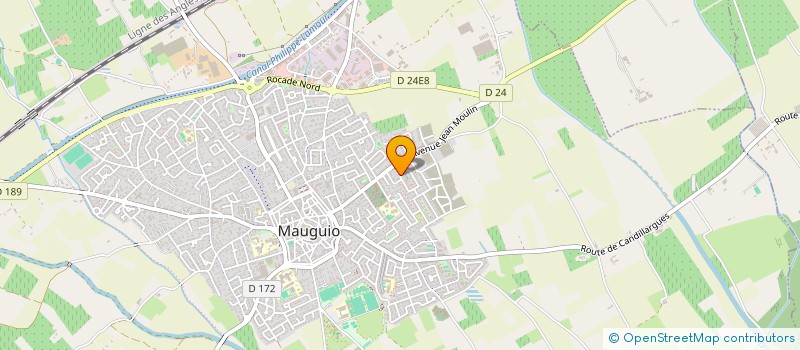 localisation de l'entreprise SCI CRISAN  MAUGUIO