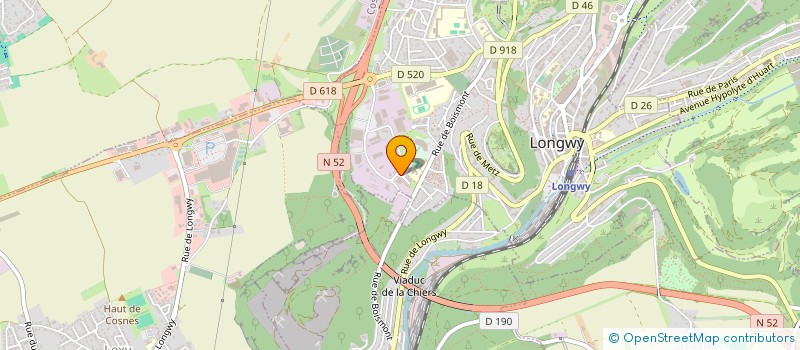 localisation de l'entreprise SCI CRISANE GATTI à LONGWY