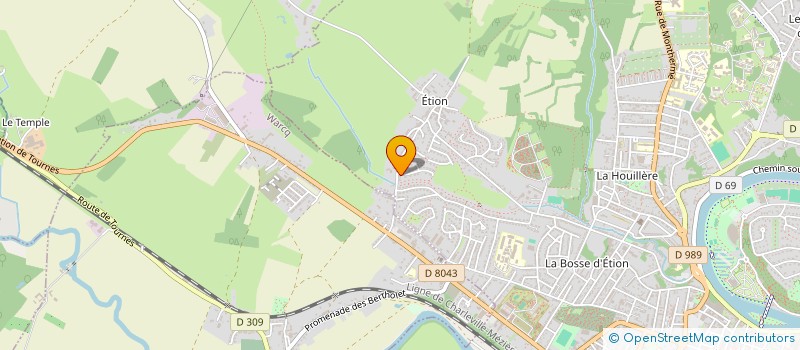 localisation de l'entreprise SCI CRISARNO  CHARLEVILLE-MEZIERES