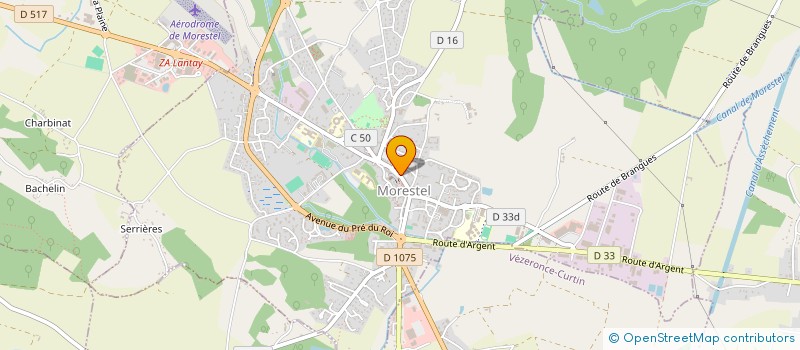 localisation de l'entreprise SCI CRISCA  MORESTEL