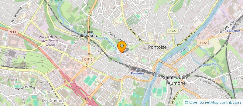 localisation de l'entreprise SCI CRISCAL  PONTOISE