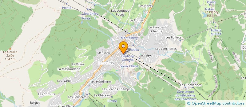 localisation de l'entreprise SCI CRISDEL  LES GETS