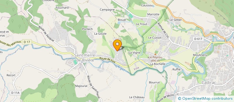 localisation de l'entreprise SCI CRISELO  SAINT-PIERRE-DE-RIVIERE