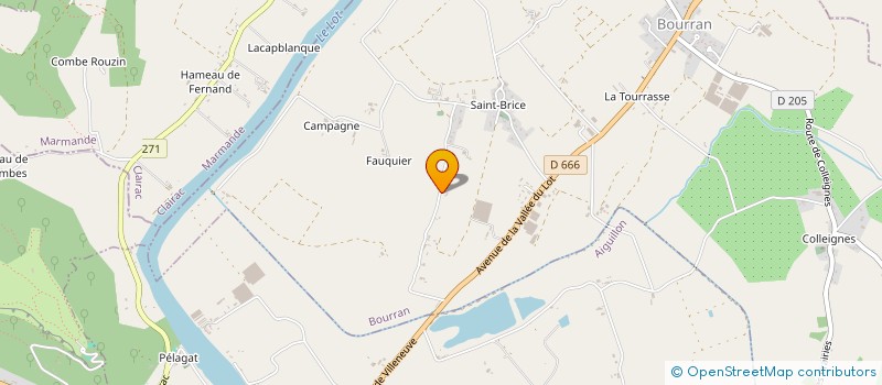 localisation de l'entreprise SCI CRISLLA  BOURRAN