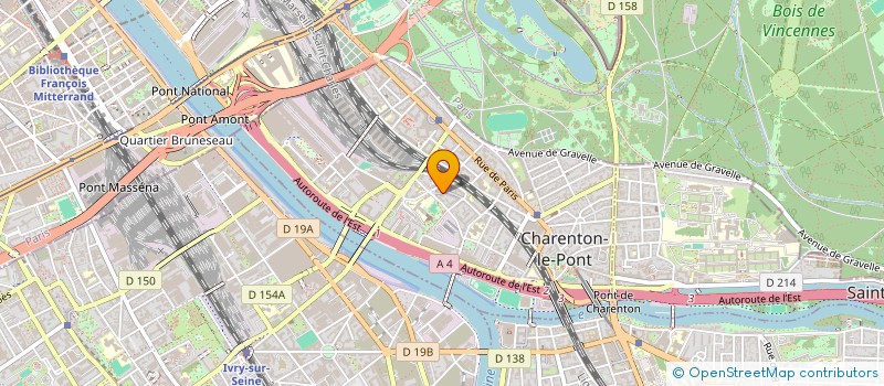 localisation de l'entreprise SCI CRISPALINE  CHARENTON-LE-PONT