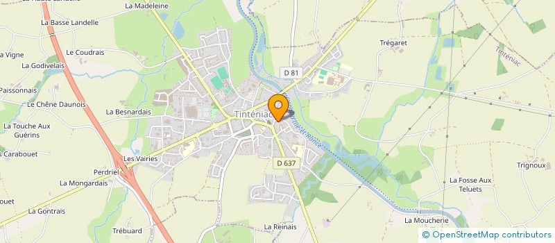 localisation de l'entreprise SCI CRISSO  TINTENIAC