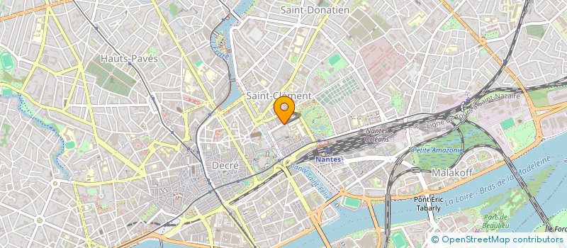 localisation de l'entreprise SCI CRISTAL à NANTES