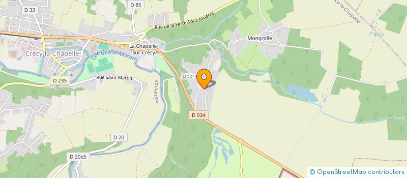 localisation de l'entreprise SCI CRISTAL  CRECY-LA-CHAPELLE