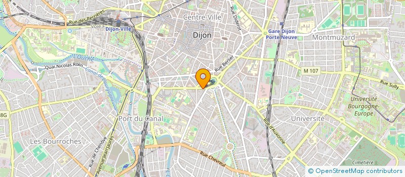 localisation de l'entreprise SCI CRISTAL à DIJON