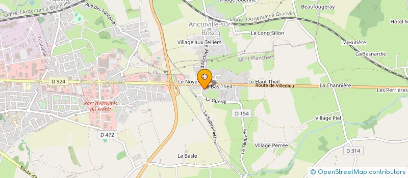 localisation de l'entreprise SCI CRISTAL  SAINT-PLANCHERS