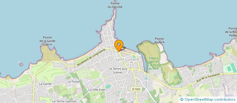 localisation de l'entreprise SCI CRISTAL  SAINT-LUNAIRE
