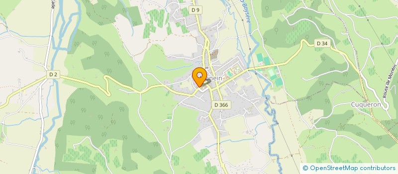 localisation de l'entreprise SCI CRISTAL 45 à MONEIN