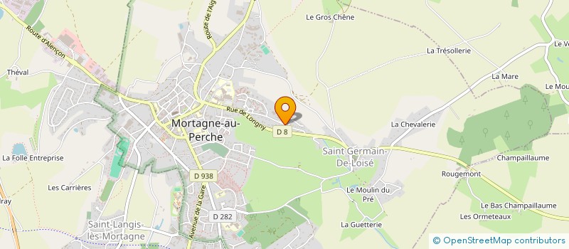 localisation de l'entreprise SCI CRISTAL à MORTAGNE-AU-PERCHE