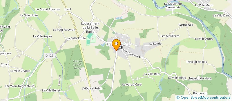 localisation de l'entreprise SCI CRISTAL  SAINT-SERVANT