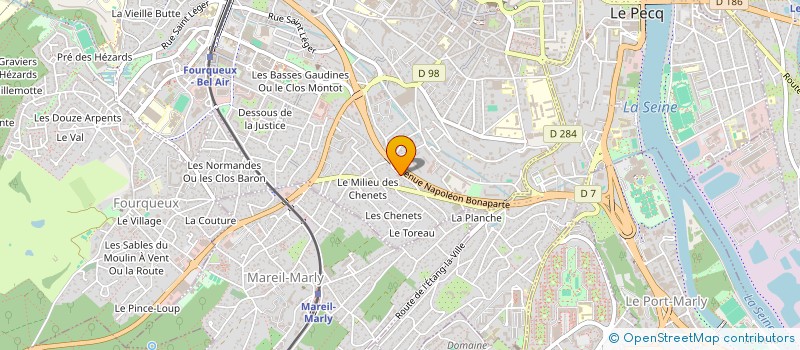 localisation de l'entreprise SCI CRISTAL  SAINT-GERMAIN-EN-LAYE