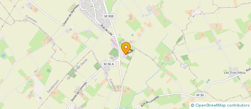 localisation de l'entreprise SCI CRISTAL  COMINES