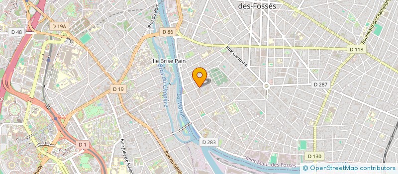 localisation de l'entreprise SCI CRISTAL à SAINT-MAUR-DES-FOSSES