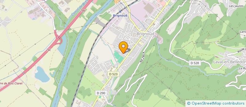 localisation de l'entreprise SCI CRISTAL D'OISANS  VILLARD-BONNOT