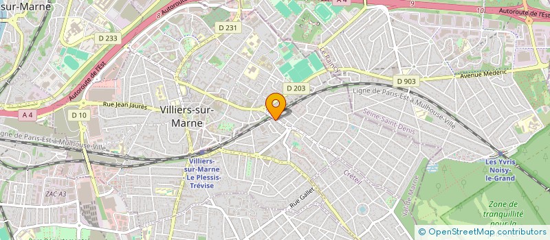 localisation de l'entreprise SCI CRISTALEX  VILLIERS-SUR-MARNE