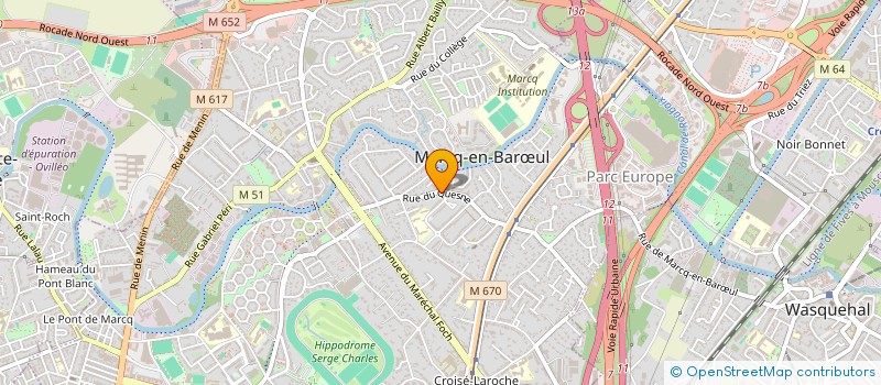 localisation de l'entreprise SCI CRISTALINE  MARCQ-EN-BARUL