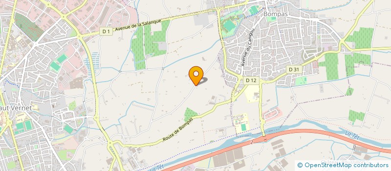 localisation de l'entreprise SCI CRISTAN  PERPIGNAN