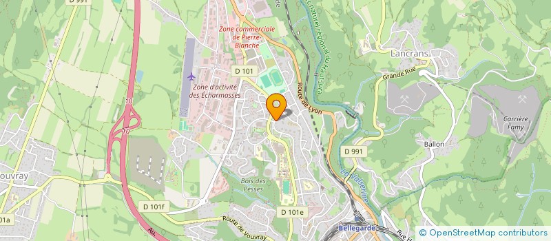 localisation de l'entreprise SCI CRISTEF à VALSERHONE