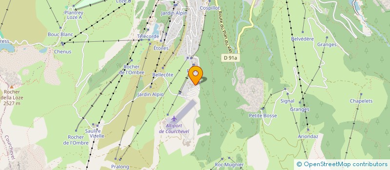 localisation de l'entreprise SCI CRISTELLI à COURCHEVEL