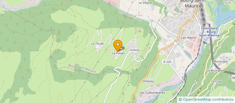 localisation de l'entreprise SCI CRISTILIDJI à BOURG-SAINT-MAURICE