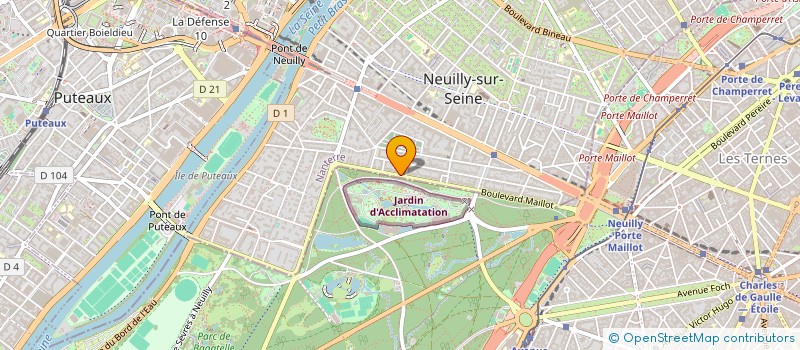 localisation de l'entreprise SCI CRISTINA à NEUILLY-SUR-SEINE