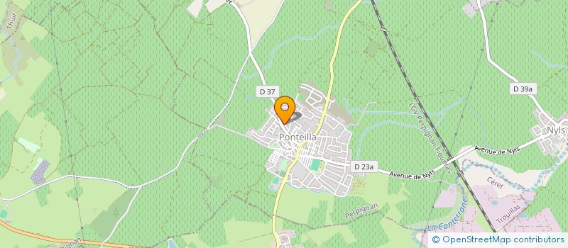 localisation de l'entreprise SCI CRISTOFAMILY  PONTEILLA