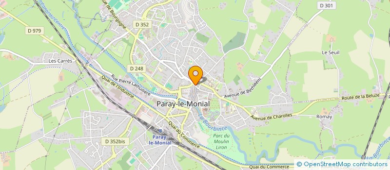 localisation de l'entreprise SCI CRISTOFOLI  PARAY-LE-MONIAL