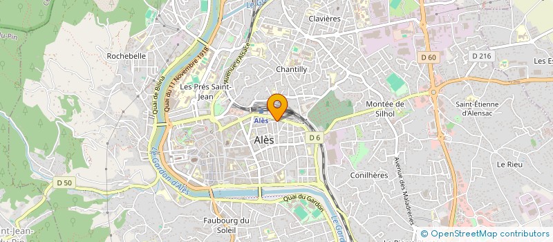 localisation de l'entreprise SCI CRISTOLIVANY  ALES