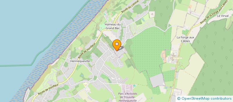 localisation de l'entreprise SCI CRITAUX  VILLERVILLE