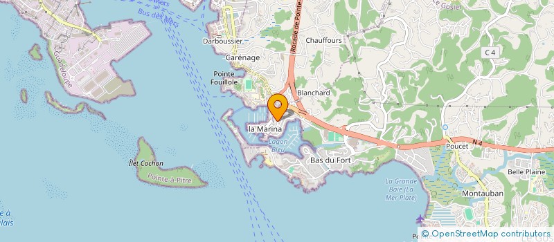 localisation de l'entreprise SCI CRIVA à LE GOSIER