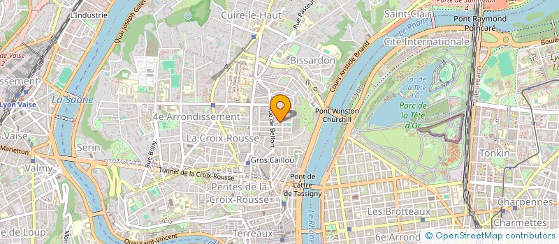 localisation de l'entreprise SCI CRIVI  LYON