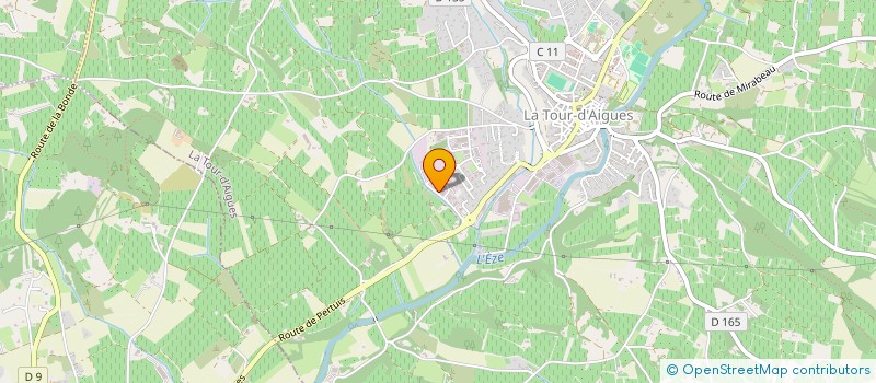 localisation de l'entreprise SCI CRJ  LA TOUR-D'AIGUES