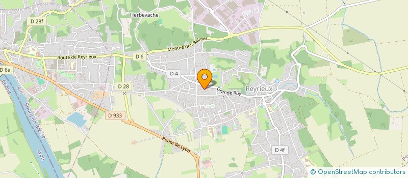 localisation de l'entreprise SCI CRK à REYRIEUX