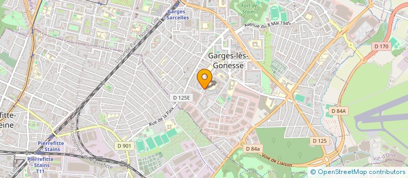 localisation de l'entreprise SCI CRK GARGES à GARGES-LES-GONESSE