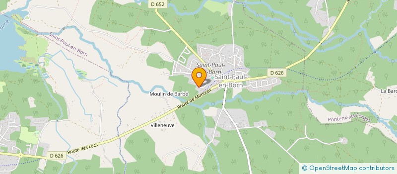 localisation de l'entreprise SCI CRL IMMO  SAINT-PAUL-EN-BORN