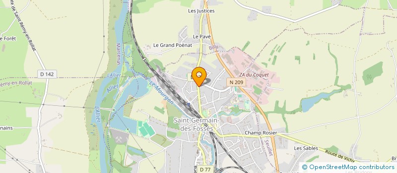 localisation de l'entreprise SCI CRLM à SAINT-GERMAIN-DES-FOSSES