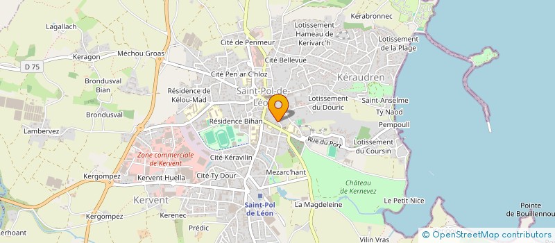 localisation de l'entreprise SCI CRM  SAINT-POL-DE-LEON