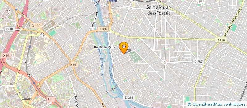 localisation de l'entreprise SCI CRM à SAINT-MAUR-DES-FOSSES