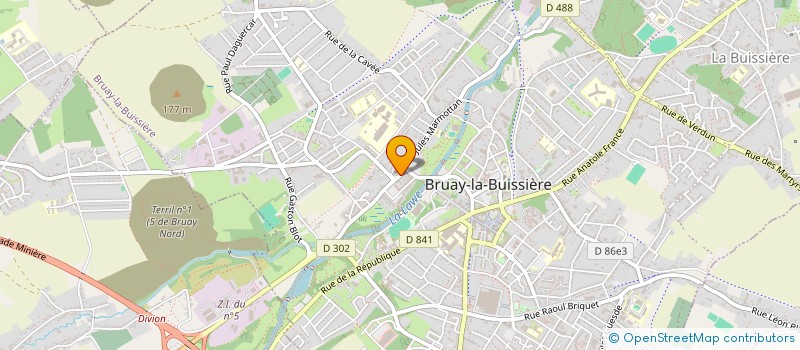 localisation de l'entreprise SCI CROBOCAL  BRUAY-LA-BUISSIERE
